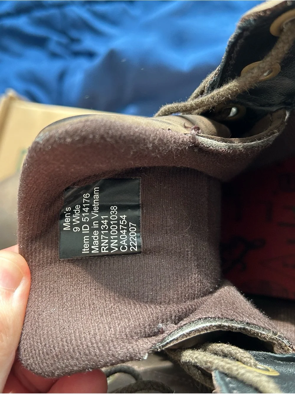 L.L. Bean Men's Brown Leather Lace-Up Work Boots